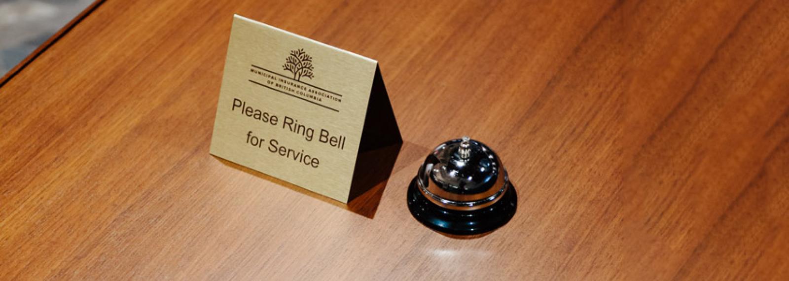 Ring bell for service